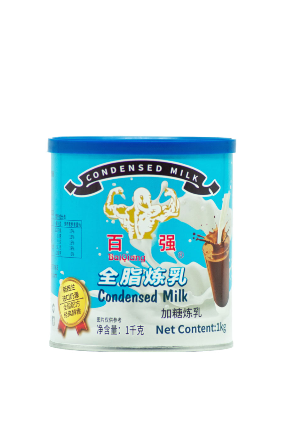 百?gòu)?qiáng)全脂加糖煉乳